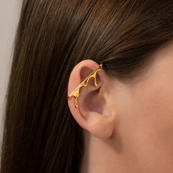 Marie June Dripping Ear Bar Cuff (Right Ear) - Picture 4 of 4